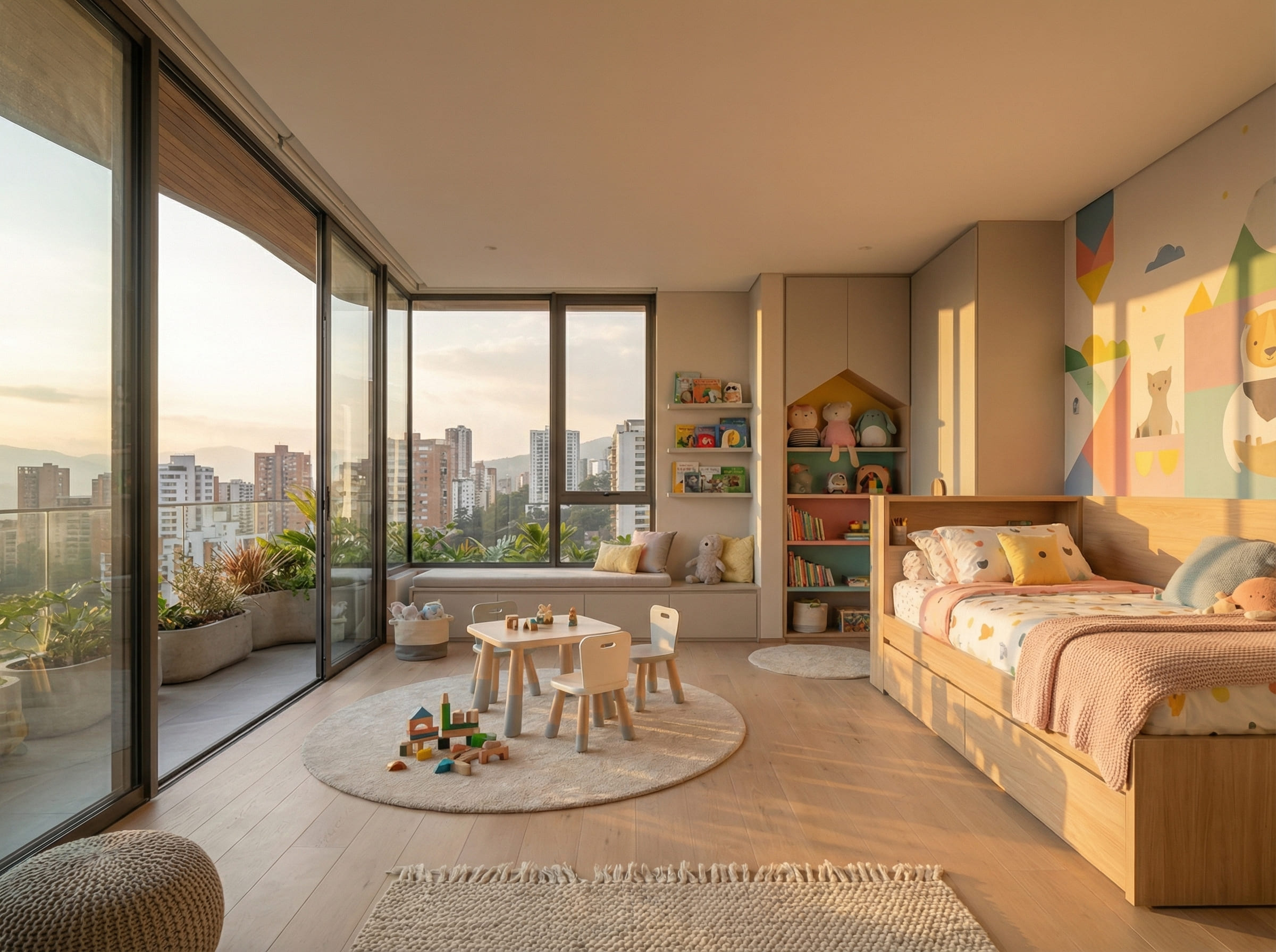 Fachada principal del hito urbano NOVA GREEN 27, edificio sostenible en Medellín - Elite24 Studio, firma de arquitectura en Bogotá