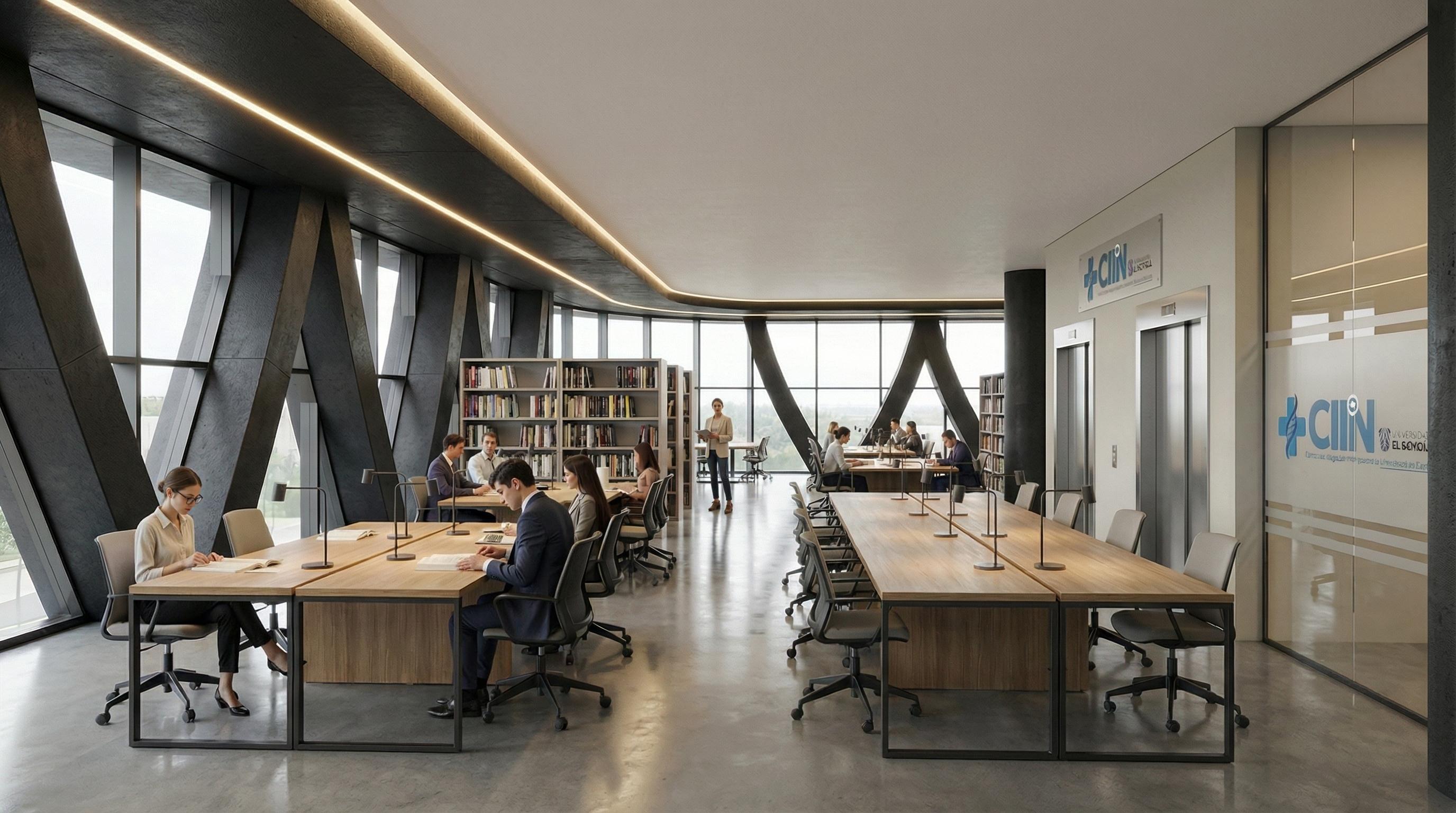 Vista de conjunto del proyecto CIIN, referente latinoamericano en neurociencias - Elite24 Studio, firma de arquitectura en Bogotá