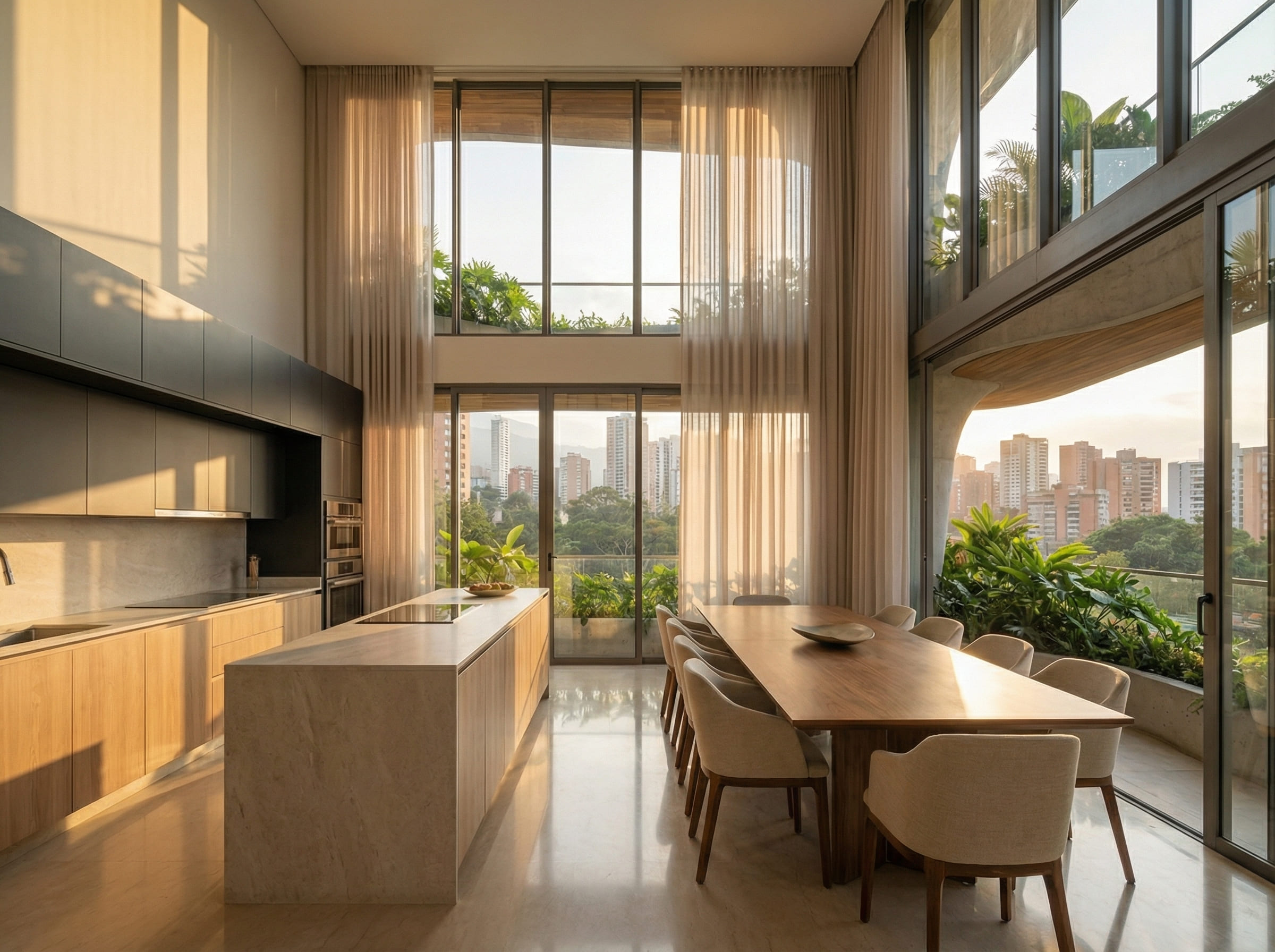 Vista aérea de la torre NOVA GREEN 27 sobre el sector Energy Living en Medellín - Elite24 Studio, firma de arquitectura en Bogotá