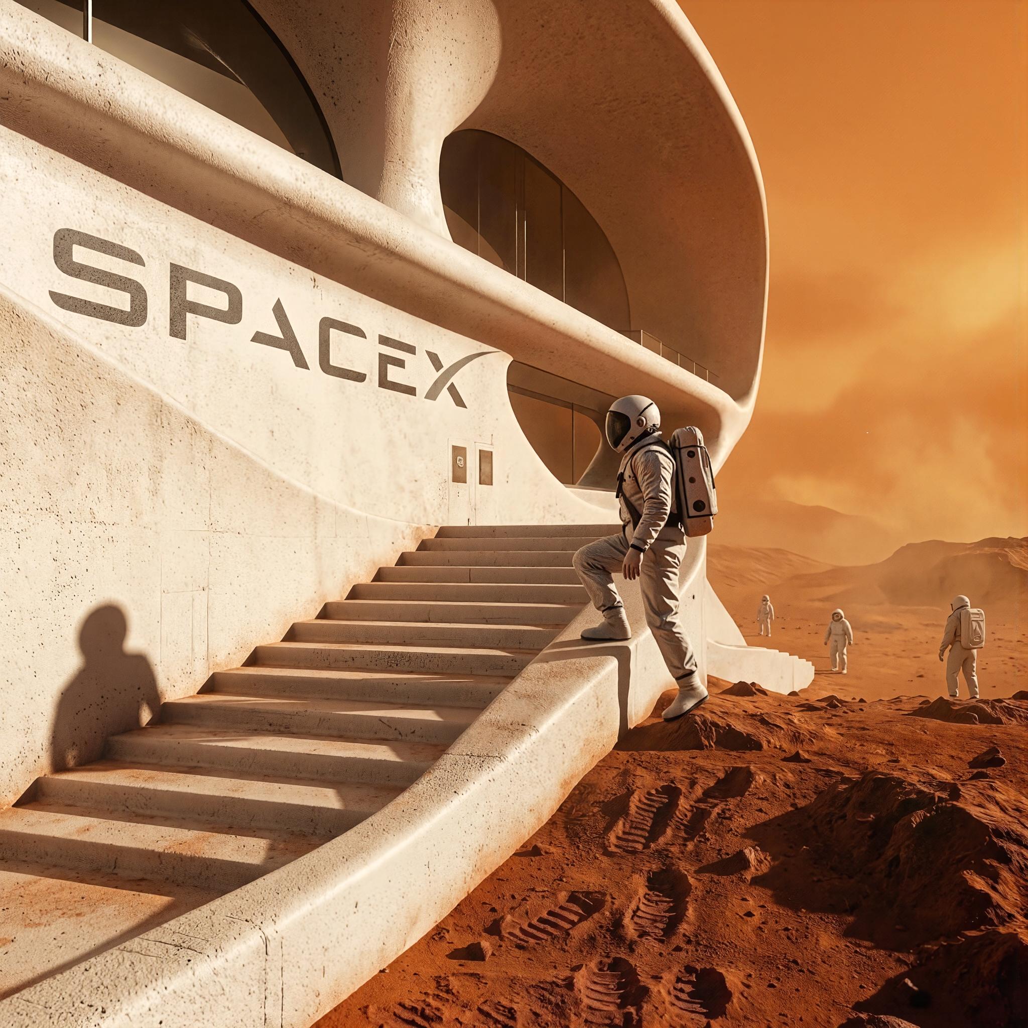 Área de entrenamiento físico de astronautas en el Space X Mars Operations Hub - Elite24 Studio, firma de arquitectura en Bogotá