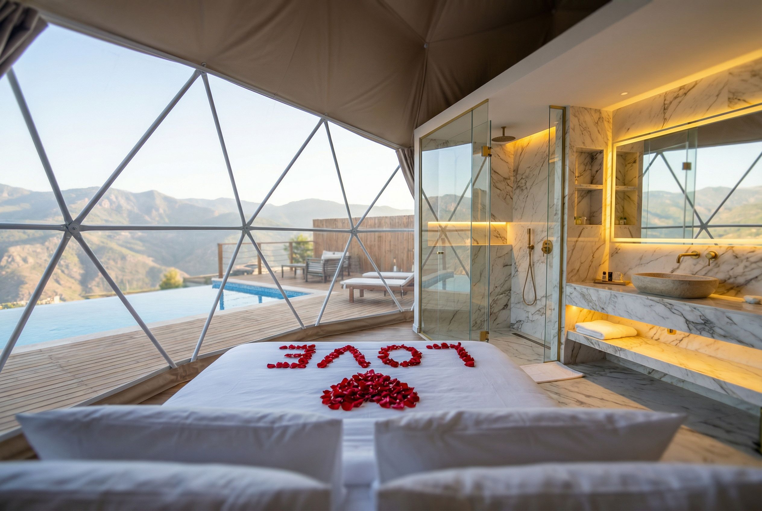 Cocina privada de la cabaña Glamping Sky - Elite24 Studio, firma de arquitectura en Bogotá