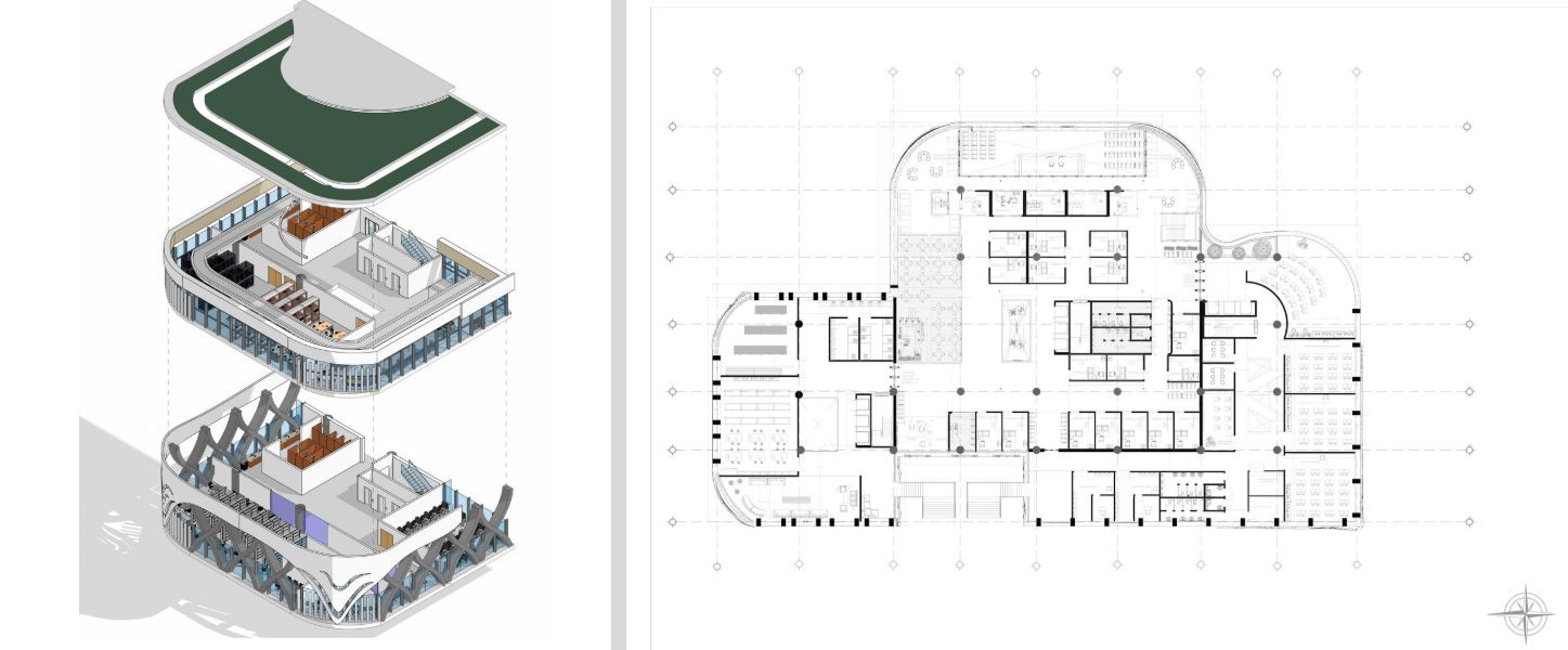 Captura del desarrollo arquitectónico del proyecto CIIN en Bogotá - Elite24 Studio, firma de arquitectura en Bogotá