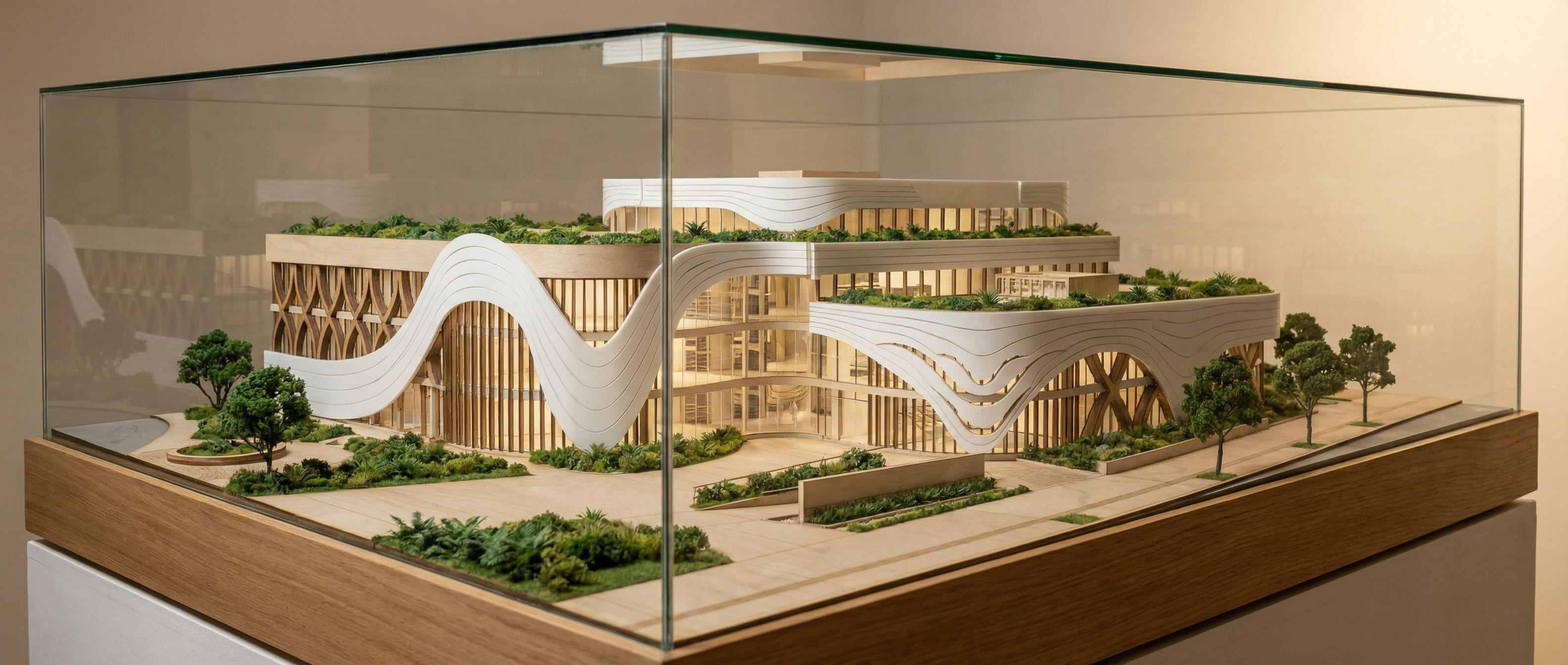 Maqueta arquitectónica del Centro de Innovación en Neurociencias CIIN, Bogotá - Elite24 Studio, firma de arquitectura en Bogotá